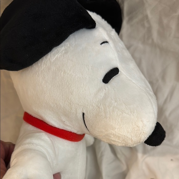 Classic White and Black Stuffed Snoopy Toy - Picture 8 of 13